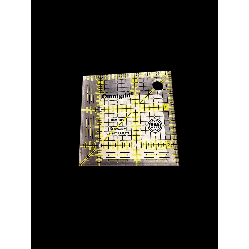 NEW Prym Omnigrid 2.5 inch square (6.5cm) Ruler R25G - Picture 2 of 2